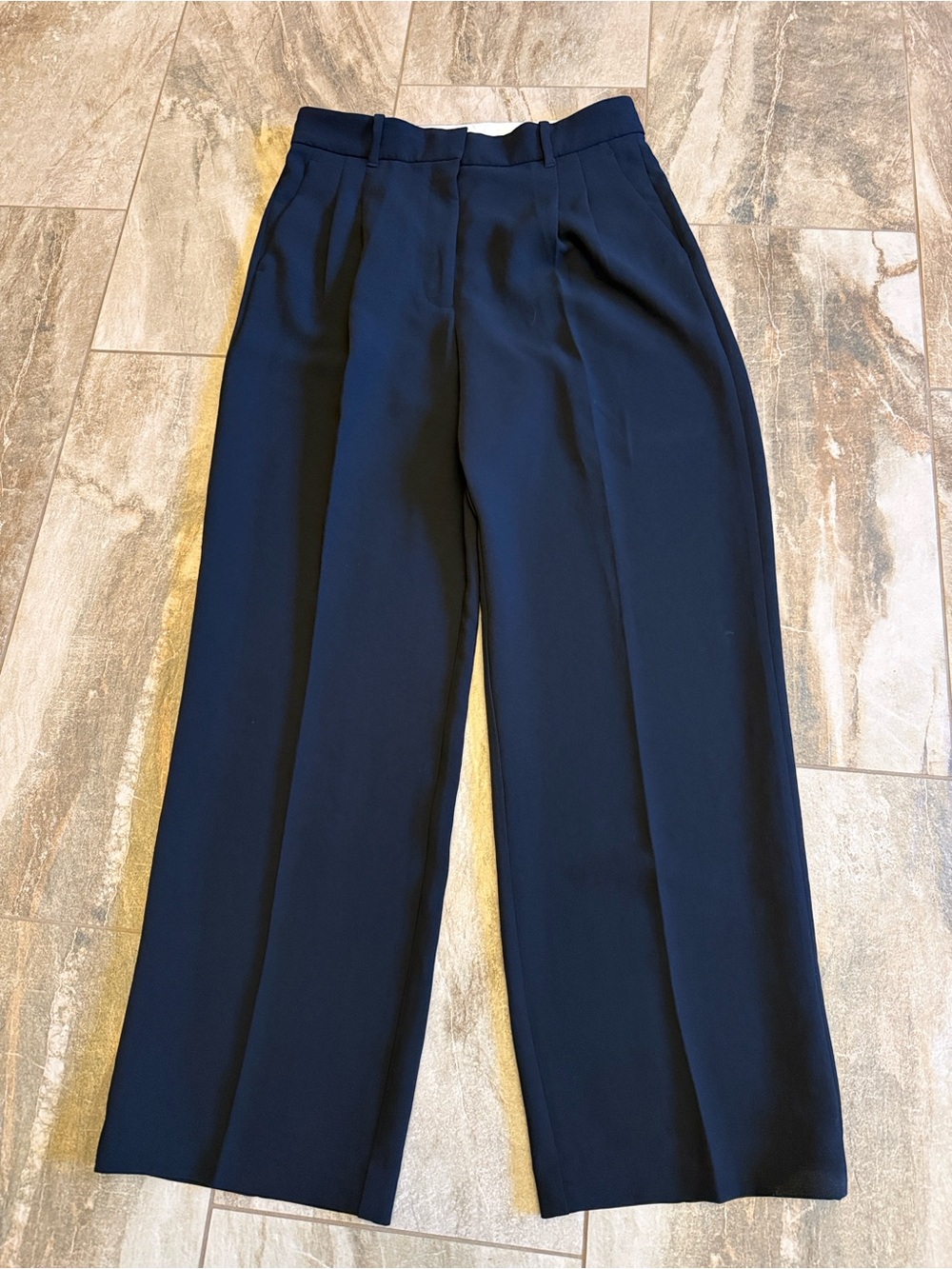 Wilfred Black Tailored Wide-Leg Trousers